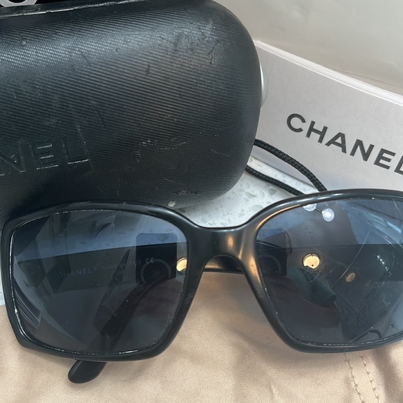 Authentic Chanel Sunglasses with Bag, tags, case, box, and protector - Picture 2 of 10